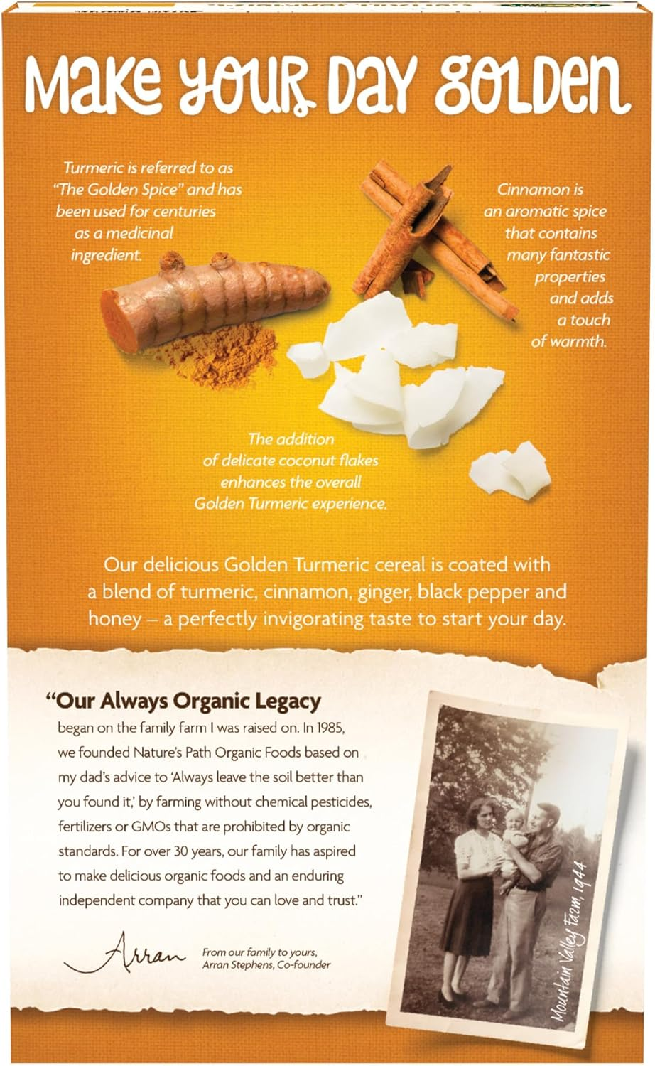 Nature`S Path Organic Golden Turmeric Cereal 300 G