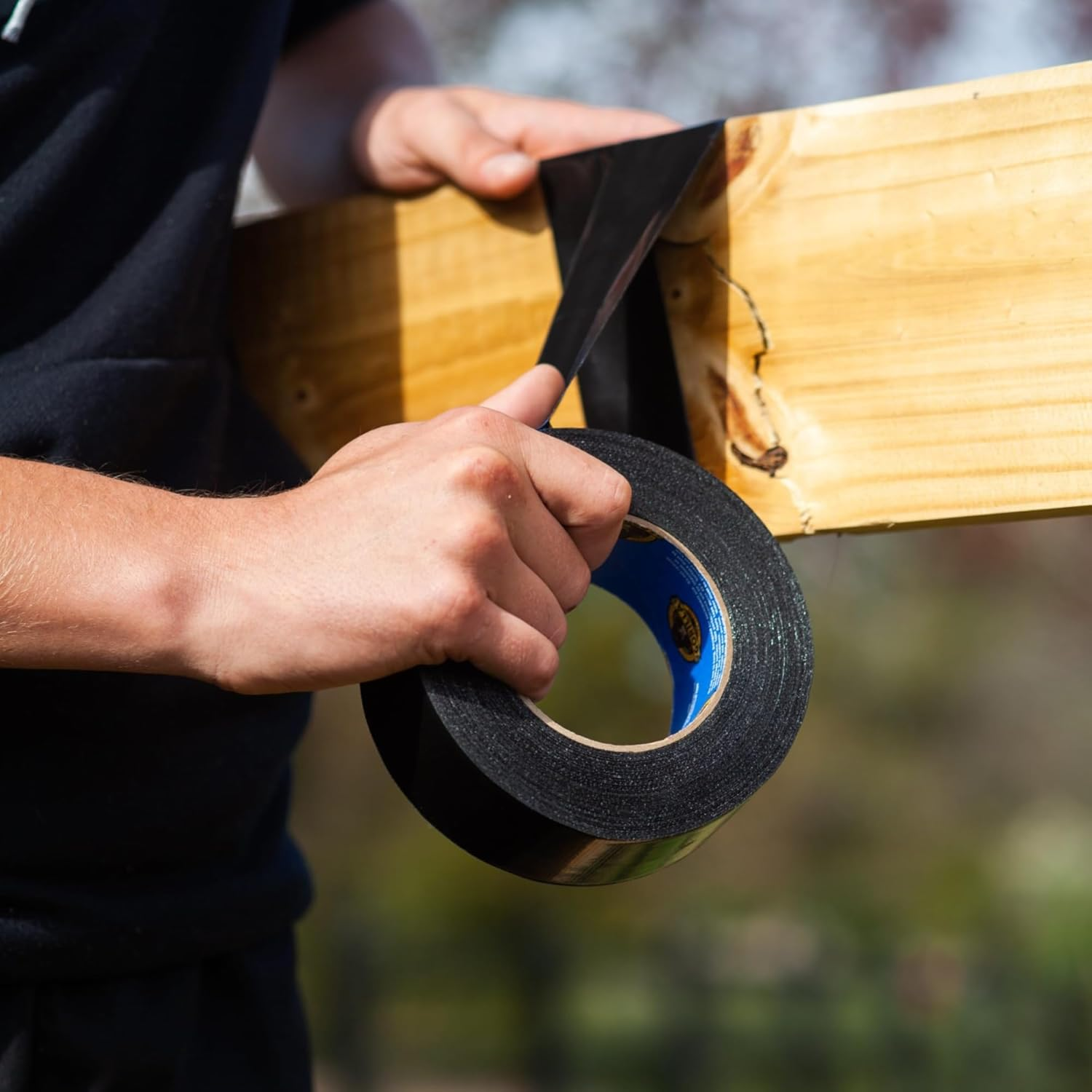 Gorilla Permanent Sticky Waterproof All Weather Tape [Butyl Rubber]: 1.88 In. X 30 Ft. (Black) image number 5