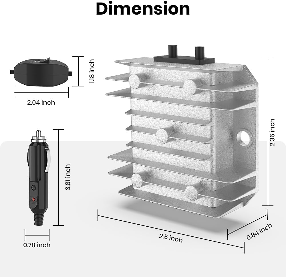 For Starlink Mini 12V Conversion Kit, 12V Power Cable with Cigarette Lighter Plug, 9-20V Step up 24V 72W Conversion Kit for Truck RV image number 2