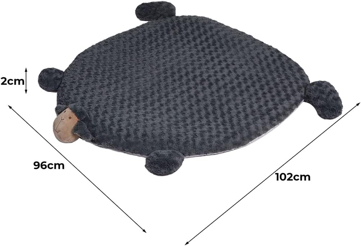 Pawz Calming Squeaky Cushion Mat for Dog, Large, Charcoal image number 1