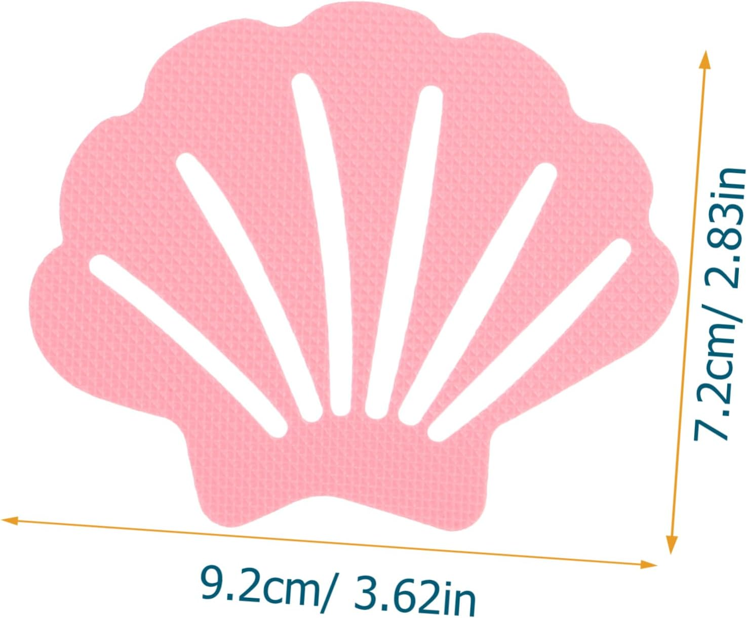 Baluue 1Set Bathtub Non- Stickers Anti-Skid Seashell Decals for Bathroom Floors Easy to Install Safety Stickers Scraper for Bathtubs Showers and Pools image number 1