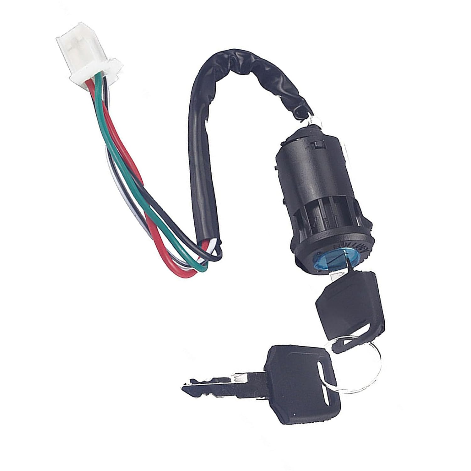 Lock Key, 4-Wire Ignition Switch Lock Key for Quad ATV Go Kart Pit Dirt Bike Moped Scooter image number 6