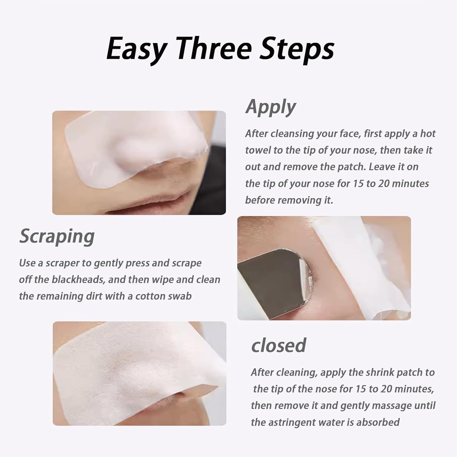 Silicone Face Scraper & Mask Brush Kit, Blackhead Remover Tool for Deep Cleansing, Gentle Skin Spatula for All Skin Types, Travel-Friendly Nose Cleaner image number 3