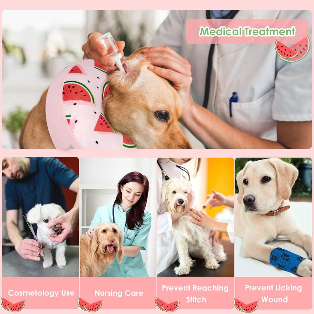 Slowton Inflatable Dog Collar, Pet Soft Protective Neck Collar for Recovery after Surgery, Adjustable Washable Elizabethan Collar Cone for Dogs and Cats Prevent Pet from Licking Biting Wound Healing image number 5