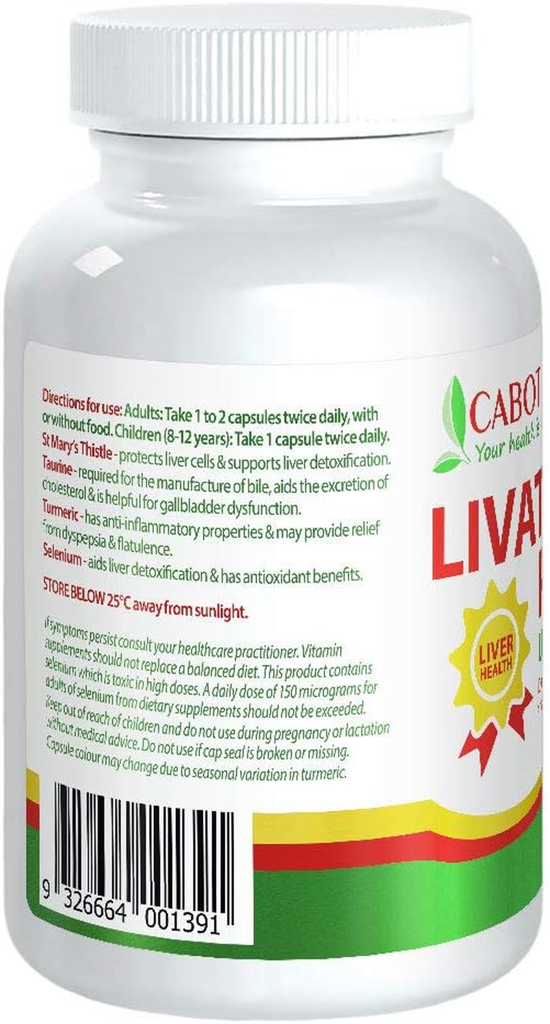 Cabot Health Livatone plus Capsules, 60 Count image number 2