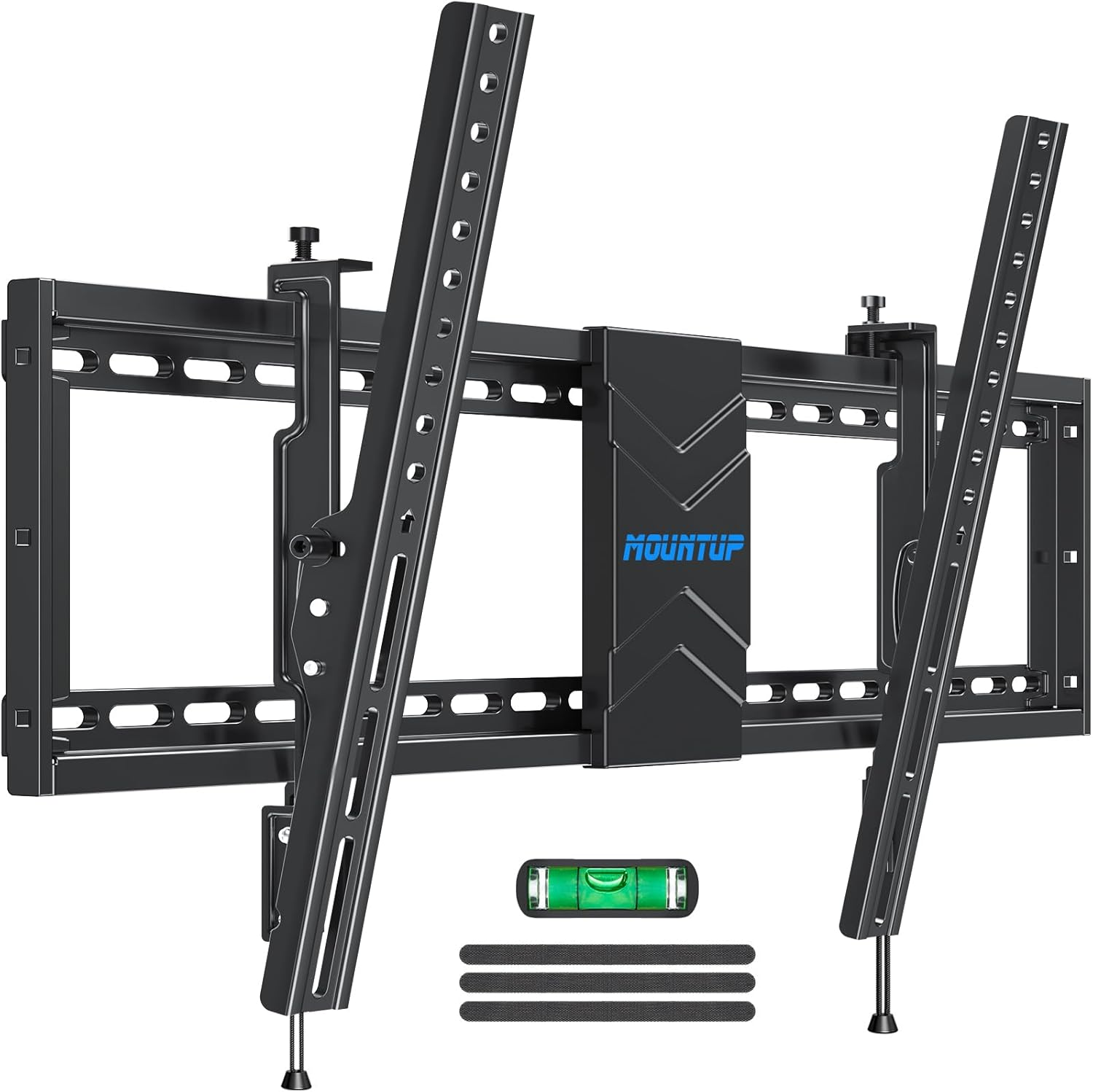 MOUNTUP TV Wall Mount Tilting for Most 37-84 Inch Tvs, TV Mount with Level Adjustment Low Profile Space Saving Tilt Wall Mount TV Bracket, Fits 16", 18", 24" Studs,Max VESA 600X400Mm image number 3