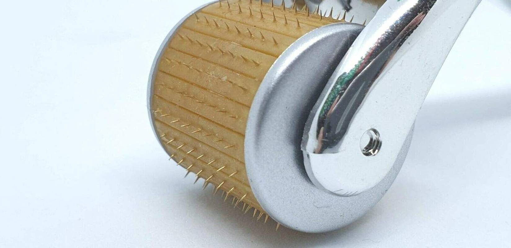 Derma Roller Hair Growth Kit Hair Loss 192 Titanium Micro Needles Dermaroller 1.0Mm