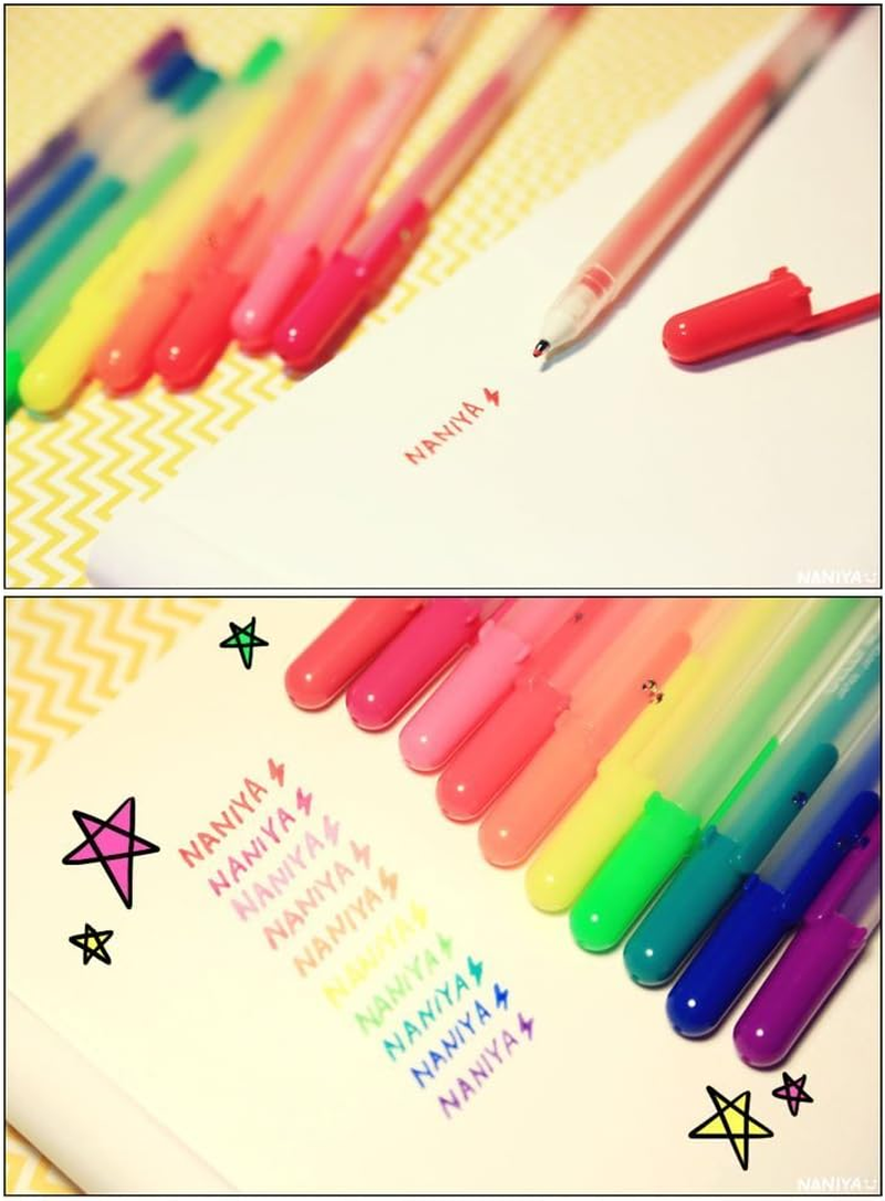 Sakura Pgb10C53 10-Piece Gelly Roll Assorted Colors Blister Card Moonlight 10 Bold Point Gel Ink Pen Set image number 1