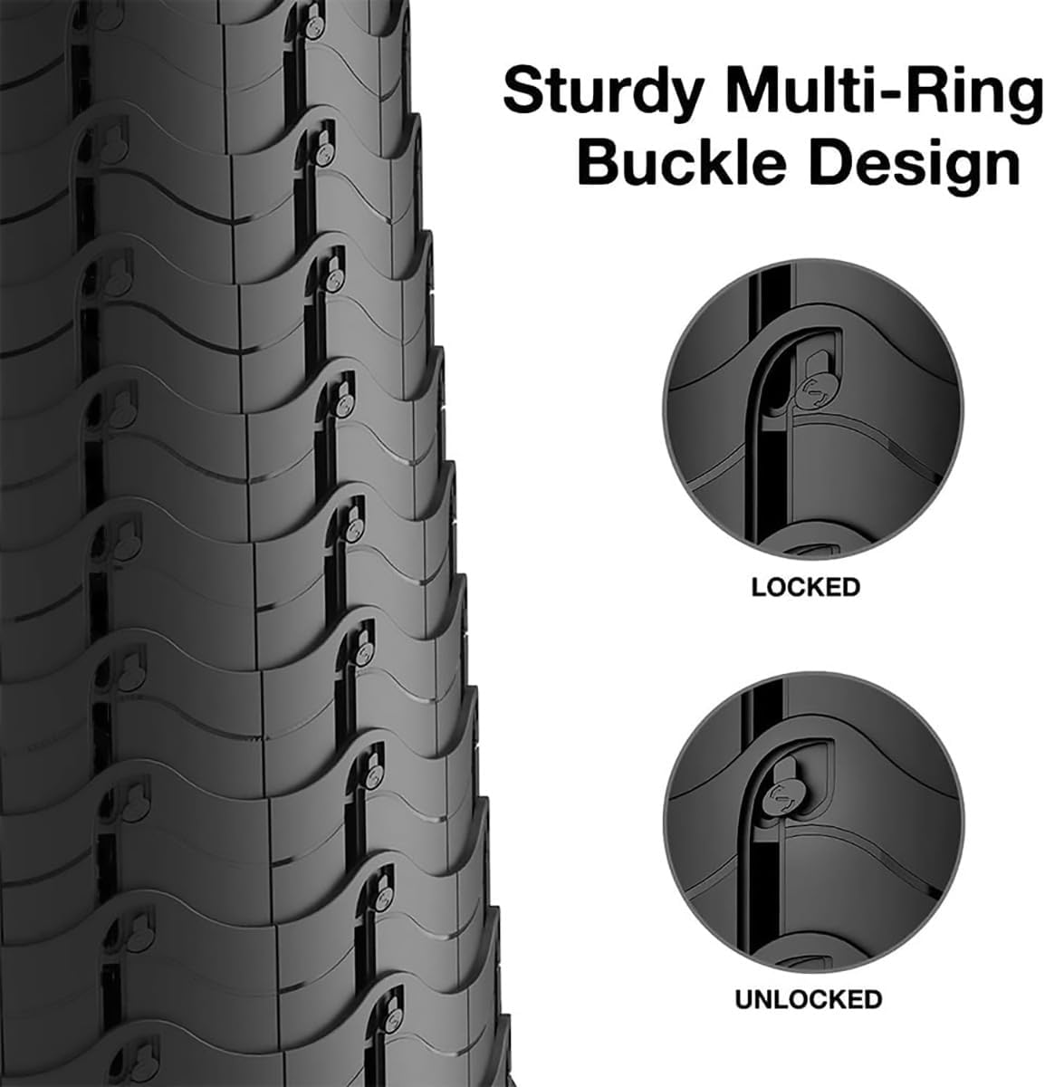 AIMALL Telescopic Folding Stool for Outdoor Travel, Portable Rainbow High-Speed Railway Train Seat, Adjustable Height 10.03In X 17.71In, Compact PP Material, Available in Red, Blue, Orange image number 3