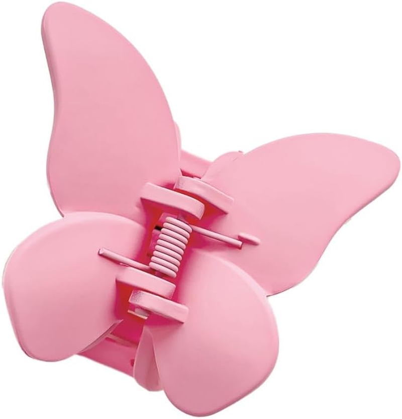 Pack of 2 Women'S Hair Clips, Butterfly Hair Clips, Hair Claw Clips for Thick and Thin Hair, Hair Clips, Hair Clips for Women, Party, Wedding Decoration, Pink image number 1