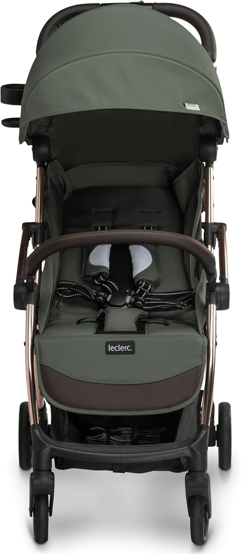 Leclerc Baby Influencer Baby Stroller (Army Green)- Compact Fold, Ultra-Light Weight & Compact 6.6Kg, Cot or Capsule, Travel Stroller, Airplane Overhead image number 1