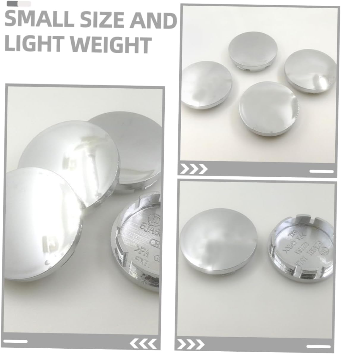 TIDTALEO 4Pcs Car Wheel Hub Caps Automotive Wheel Hub Lightweight Easy to Install for Car Modification Stylish Design for Enhanced Look