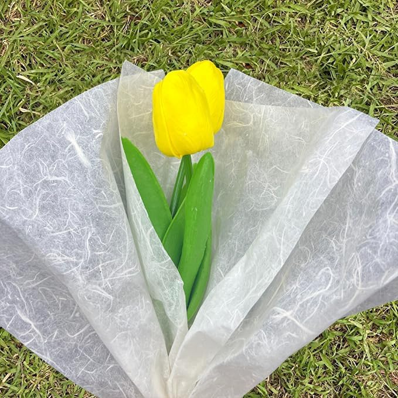 Vagocom 80 Sheets 11"X6.7" Mulberry Paper,Handmade Origami Paper Natural Fiber Rice Paper Sheets for Decoupage Paper,Diy Art Crafts(28X17Cm) image number 1