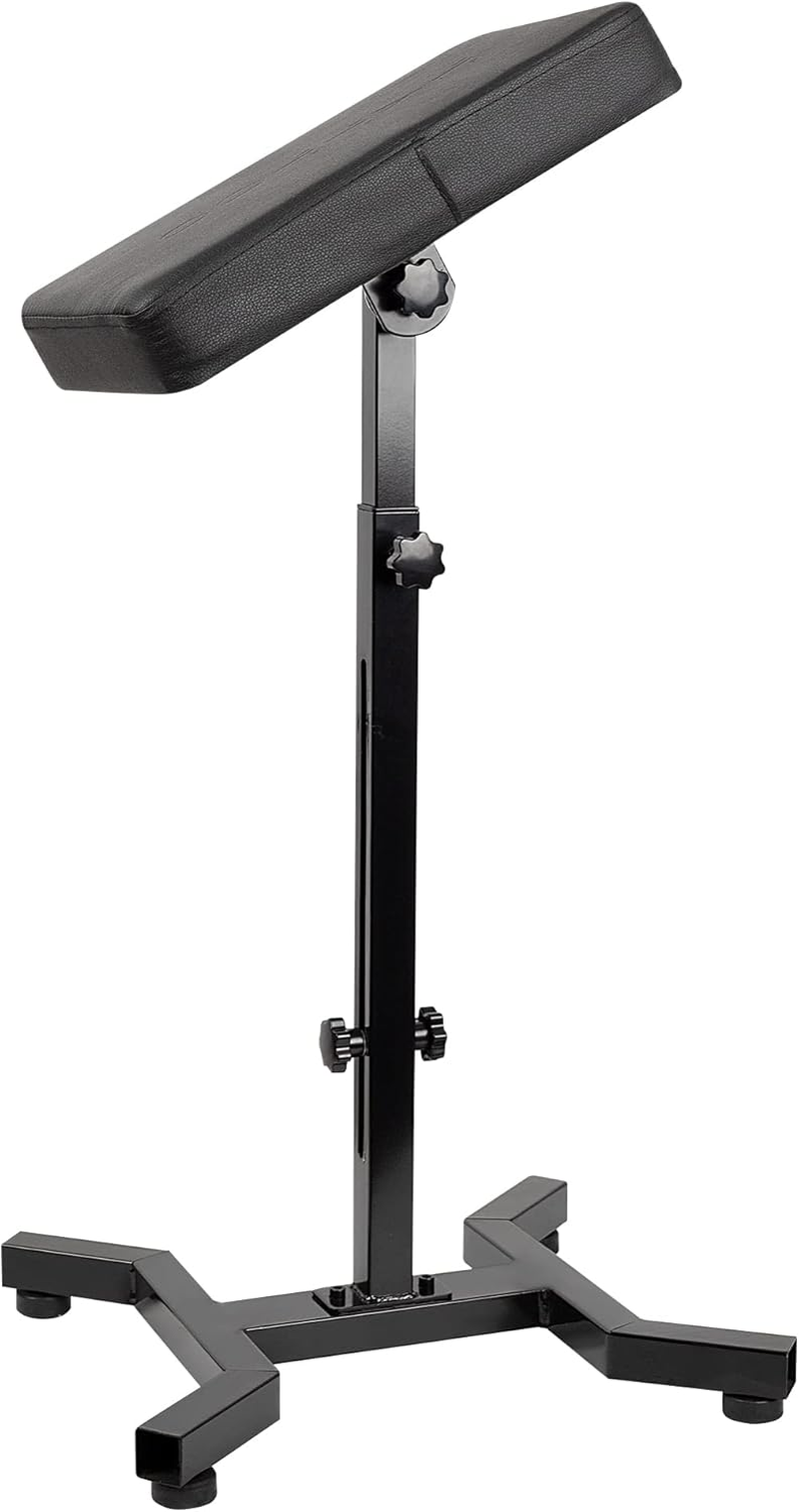 Tattoo Arm Rest, Tattoo Armrest Stand, Four-Corner Base Stability Strongly, Adjustable Height, Thicken Soft Sponge Pad, Foldable Arm Rest Stand for Artist