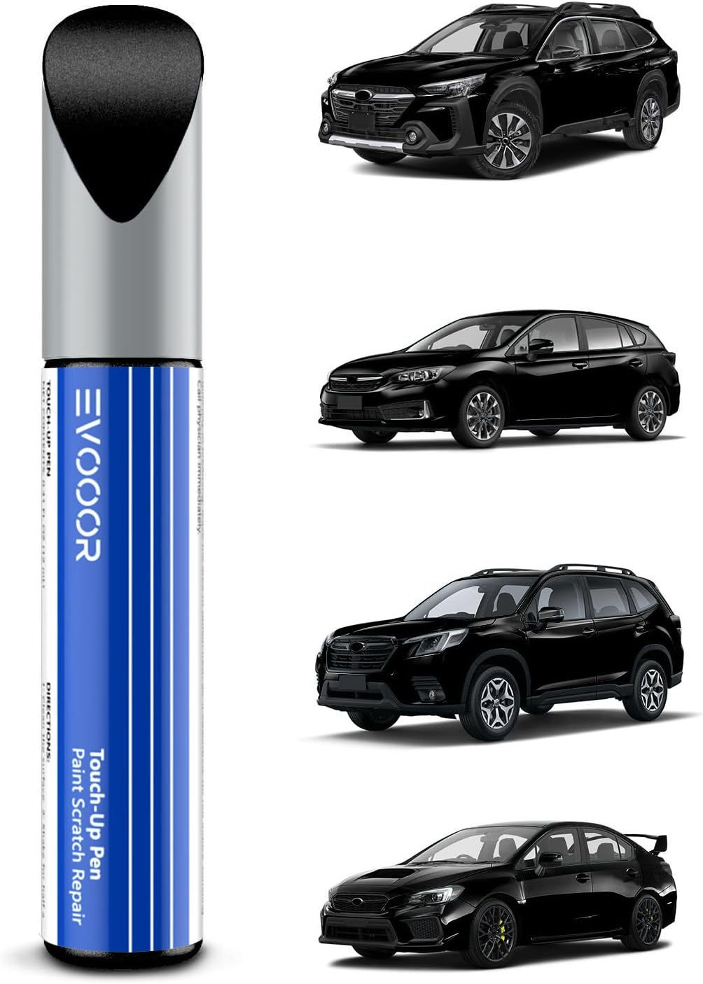 32J Obsidian Black Touch up Paint Compatible with Subaru Exact Match&ndash;Chips and Nicks Touch Up