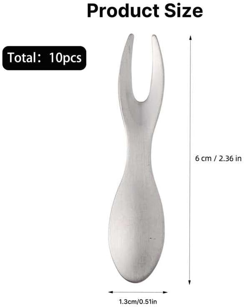 Rhoyee 10PCS Stainless Steel Corn Holders & Fruit Forks &ndash; Heat-Resistant Skewers for Corn on the Cob, Appetizers, BBQ, and Picnics &ndash; Ergonomic Handles for Safe and Comfortable Grip image number 5