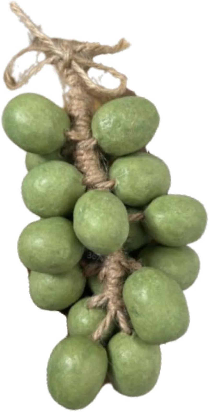 Perfk Grape Shape Soap Hanging Decoration, Handmade Soap Scent for Women Men Face Body Wash Boyfriend Daughter Birthday Gift, Green 16Pcs