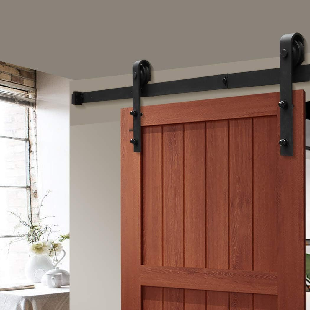 Levede Sliding Barn Door Kit 1.5M Model a - Antique, Hardware, Track Set, Interior, Sliding image number 4
