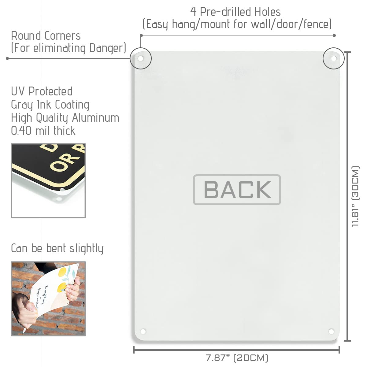 Bestylez Funny Black Cat Signs Cat Pictures Cat Poster Wall Decor, Cat Lover Gifts for Women Girl - Once upon a Time There Was a Girl Who Really Loved Cats, 8 X 12 Inch (513) image number 3