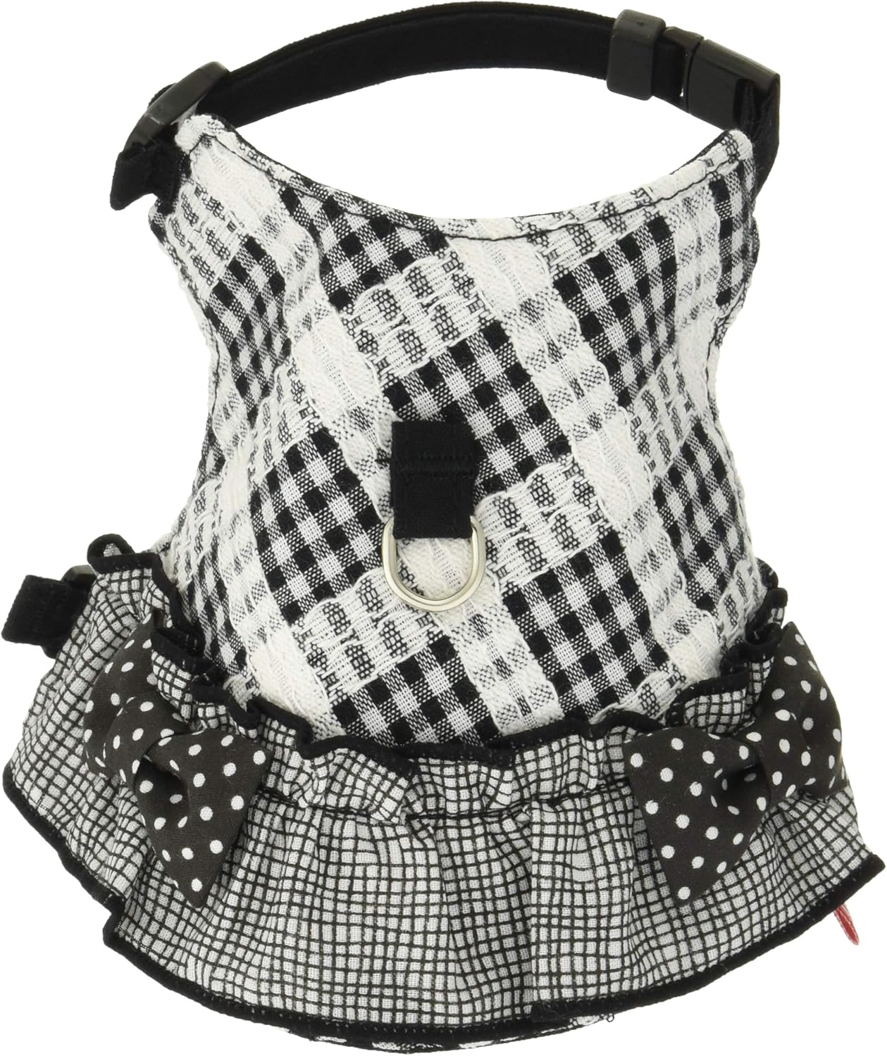 Dog Amoc Collar 250007-0 Dog Cat Baby H Block Check Black Puppy Kitten M Size image number 2