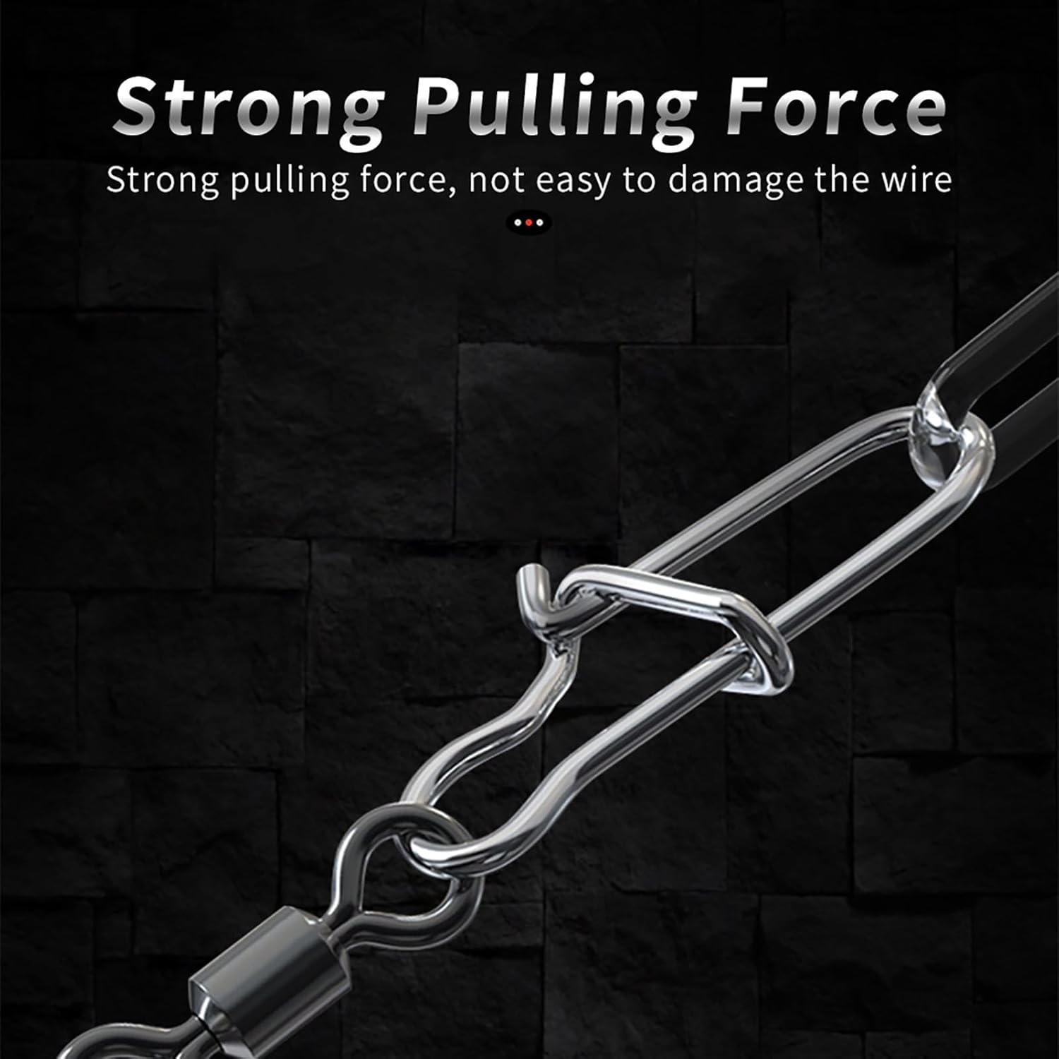 EWEIS 300 Pcs Fishing Rolling Ball Bearing Barrel Swivel with Safety Snap Connector, 6 Sizes Stainless Steel Swivel Fishing for Saltwater Freshwater Fishing(2/0,1#,3#,5#,7#,10#) image number 4