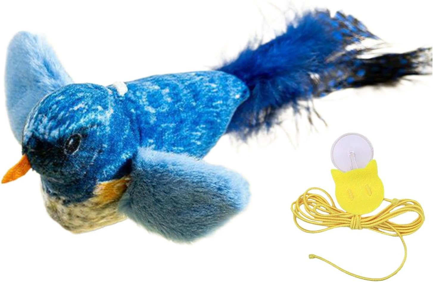 Cat Bird Toys - Bird Toys for Cats | Singing Bird Cat Toys | Interactive Bird Toys for Cats | Singing Bird Cat Toys | Realistic Churp Tweet Touch Activated Kitty Toy | Bird Cat Toy Cute Cat Play Toy
