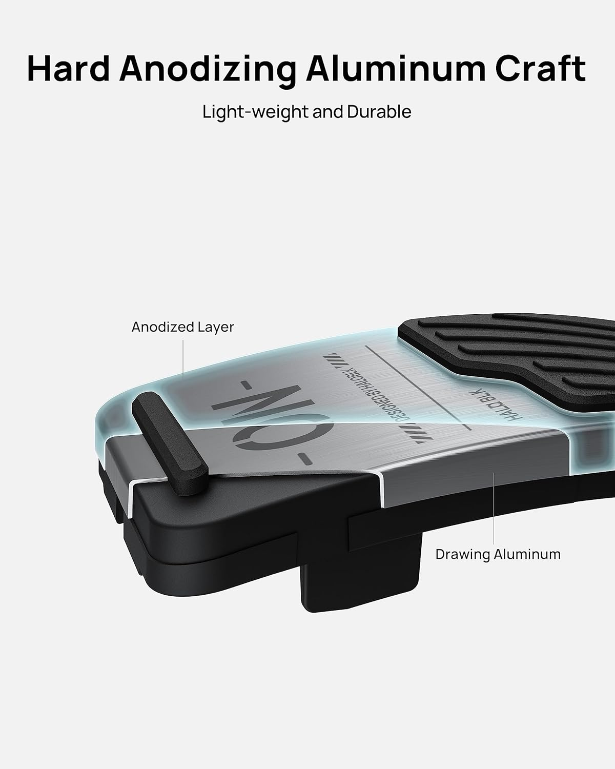 HALOBLK Non-Slip Performance Foot Pedals for Tesla Model 3 Model Y Accessories (Toy Switch) HLFP00 image number 2