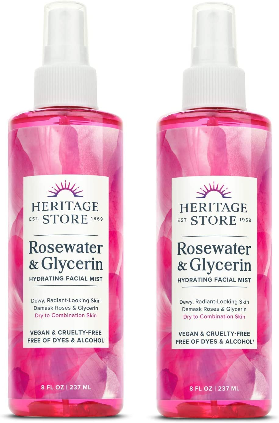 Heritage Store Rosewater & Glycerin, 8 Ounce image number 3