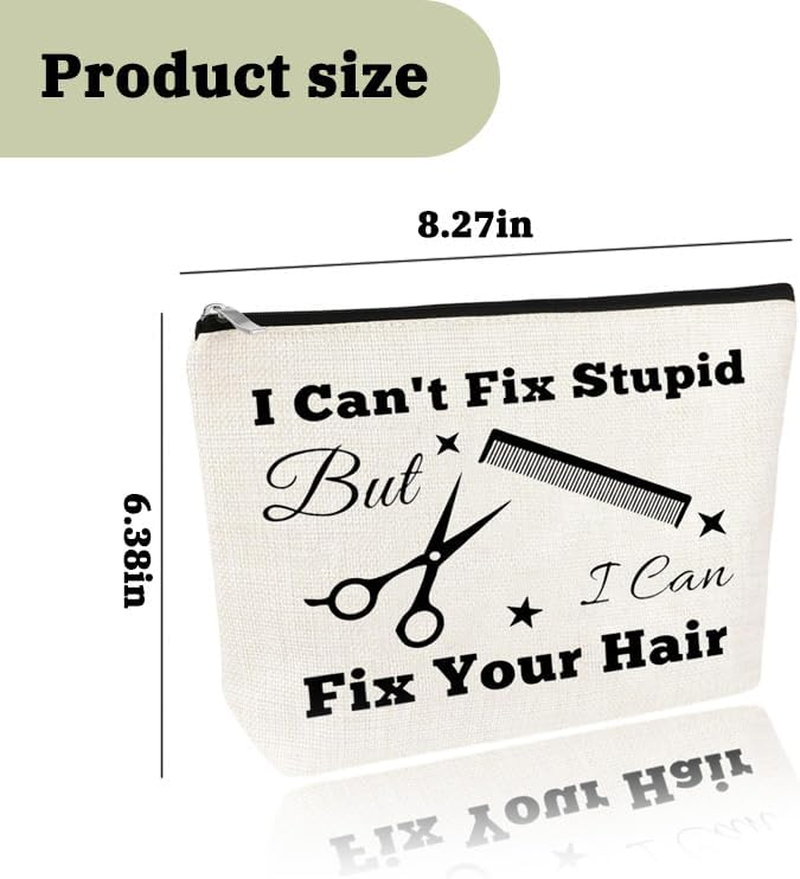 Hairdresser Bags Cosmetology Graduation Gift Women Barber Carrying Bag Hairdresser Gifts for Women Men Hair Stylist Gifts Hair Dresser Small Travel Makeup Cosmetic Bag image number 4