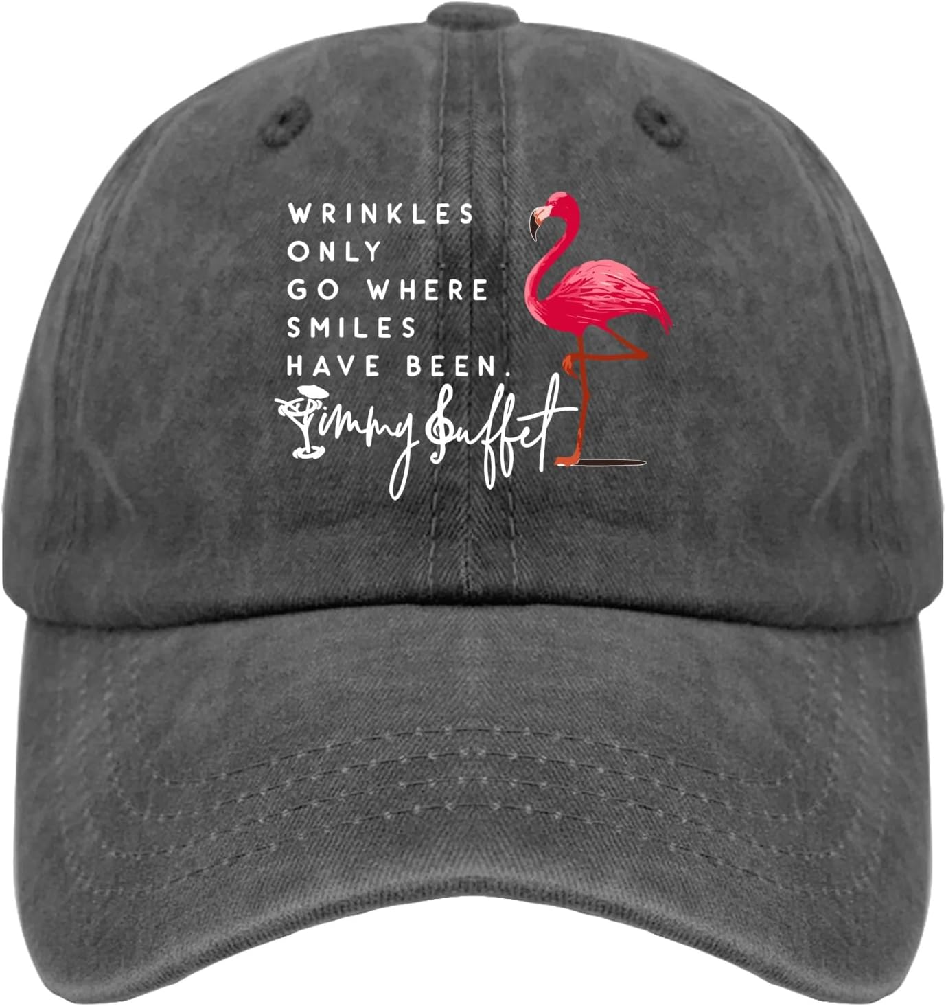 Jimmy Music Buffett Accessories Hats Its 5 Oclock Some Where Baseball Cap Mom Hat Pigment Black Womens Bucket
