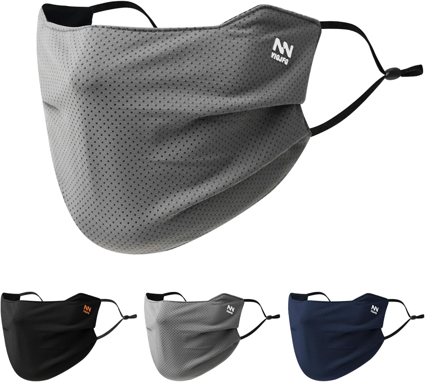 UV Face Shield Washable Reusable Sun Protection Face Mask for Motorcycle Running Riding Exercise and Other Sports 3Pcs image number 6