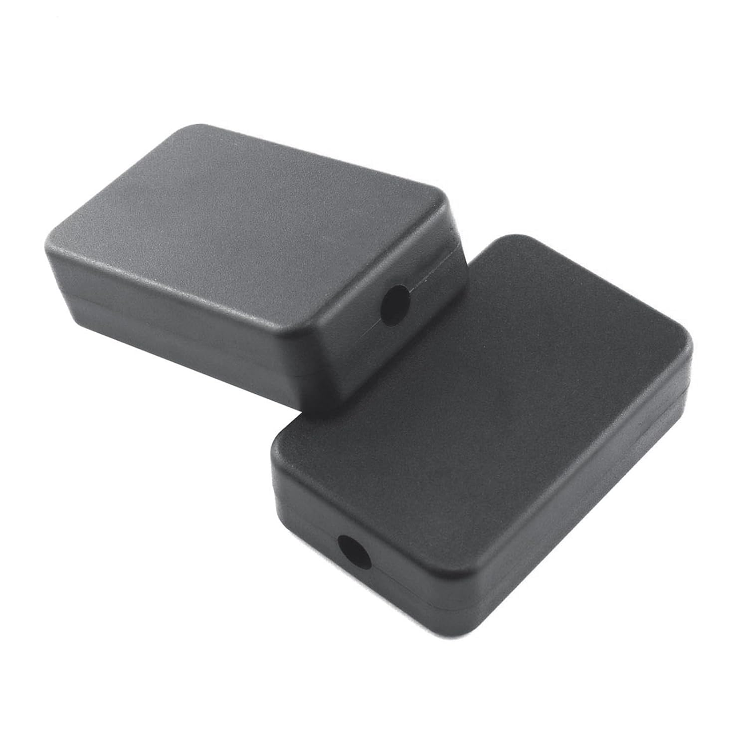 Hunken 4 Pcs Junction Box, Small Waterproof ABS Electrical Box for Electronic Projects, Hobby Use, 55 X 35 X 15 MM, Black