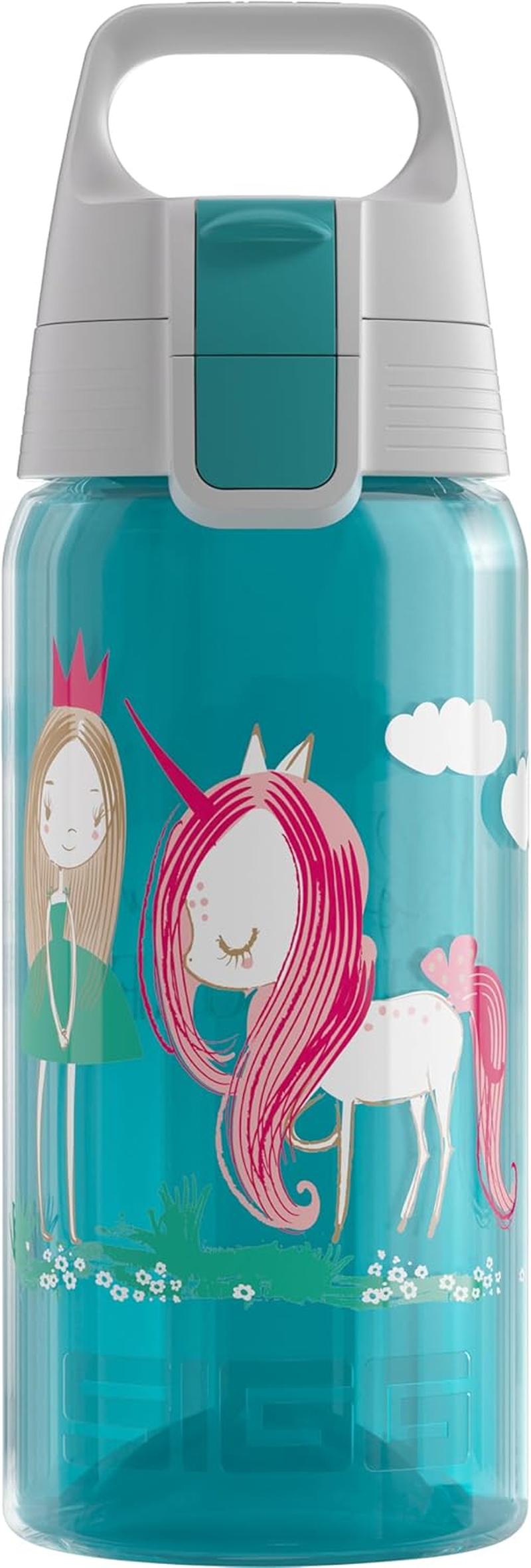 Sigg - Kids Water Bottle - Viva One Horse Club - Leak-Proof Lid - Dishwasher - Bpa Free - Sport and Bike - One Hand Children'S Drink Bottle - 17 Oz