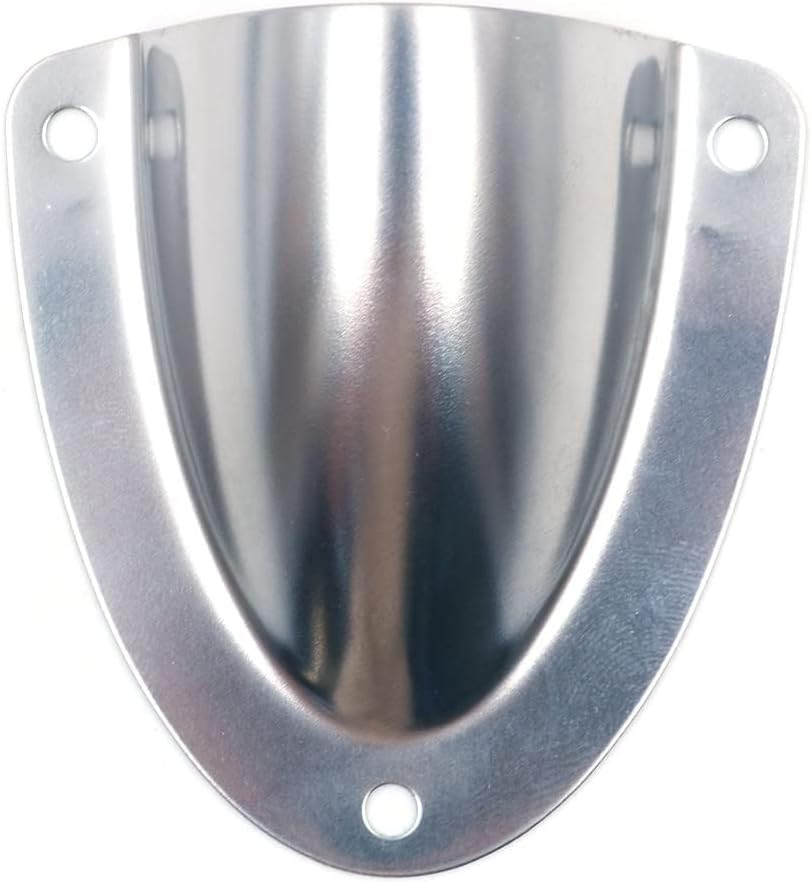 4X ZONADA Wire Cable Vent Cover, 45Mm 316 Stainless Steel Clamshell Vent, Marine Grade, Clam Shell Vent for Boat image number 5