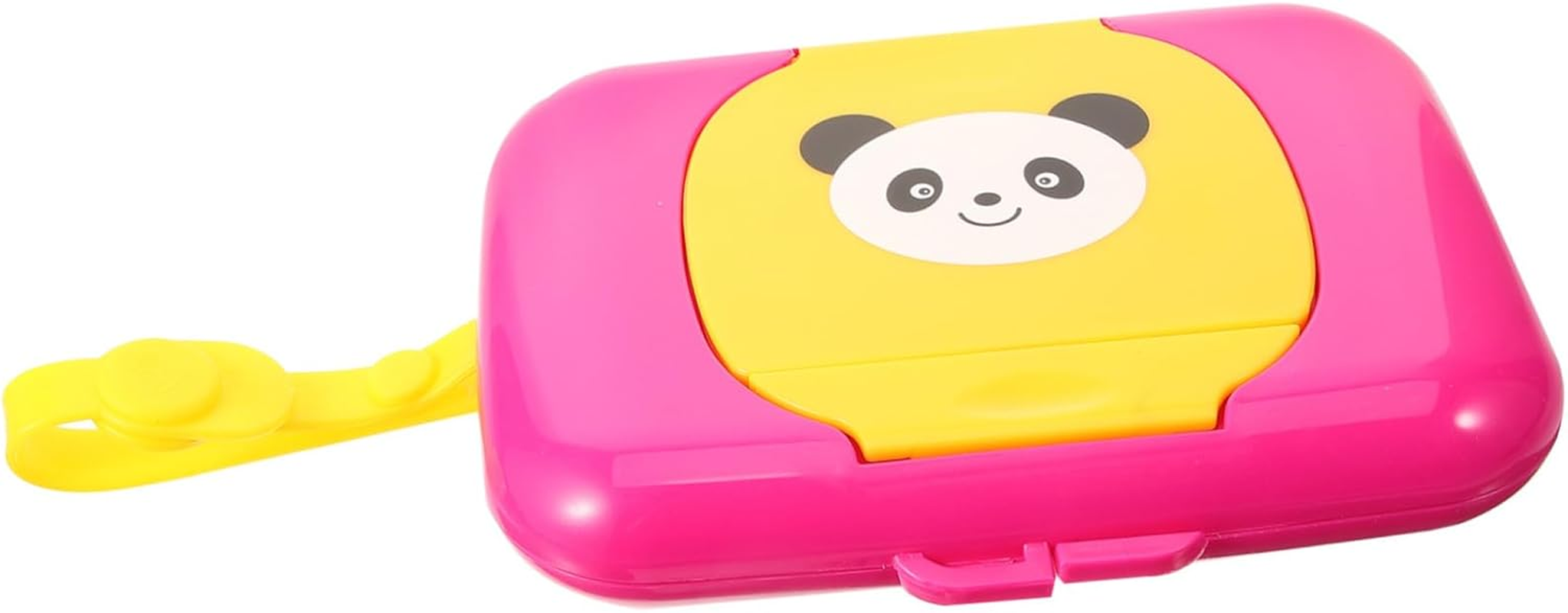 Portable Wet Wipes Box Panda Design for Travel Use Lightweight and Compact for Go Hygiene Includes Dispenser for Easy Access image number 5