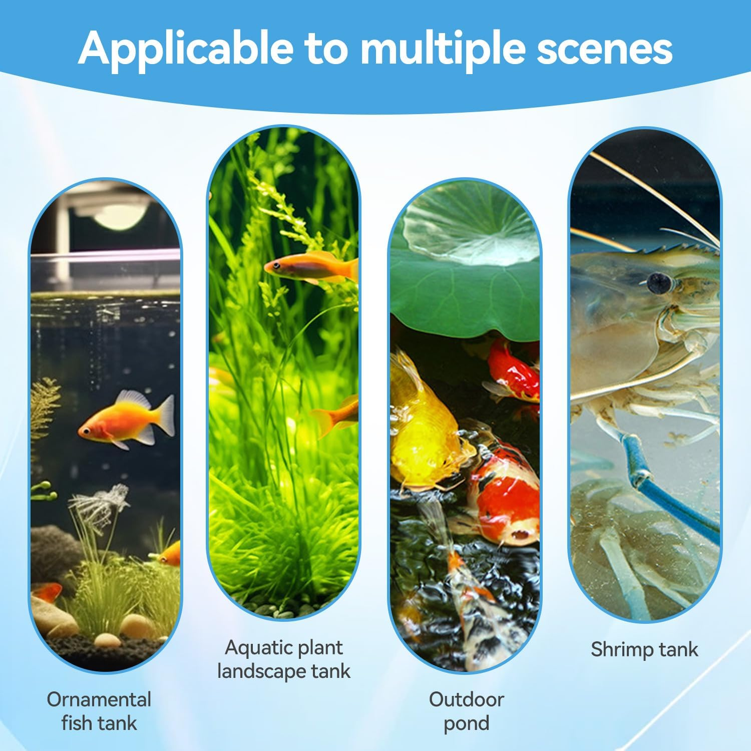 Proxima Direct 7 in 1 Aquarium Test Kit 200 Pack Fish Tank PH Test Strips with 2 Bottles Water Test Kit to Detect PH Nitrite Nitrate Chlorine Carbonate Total Alkalinity Hardness image number 4