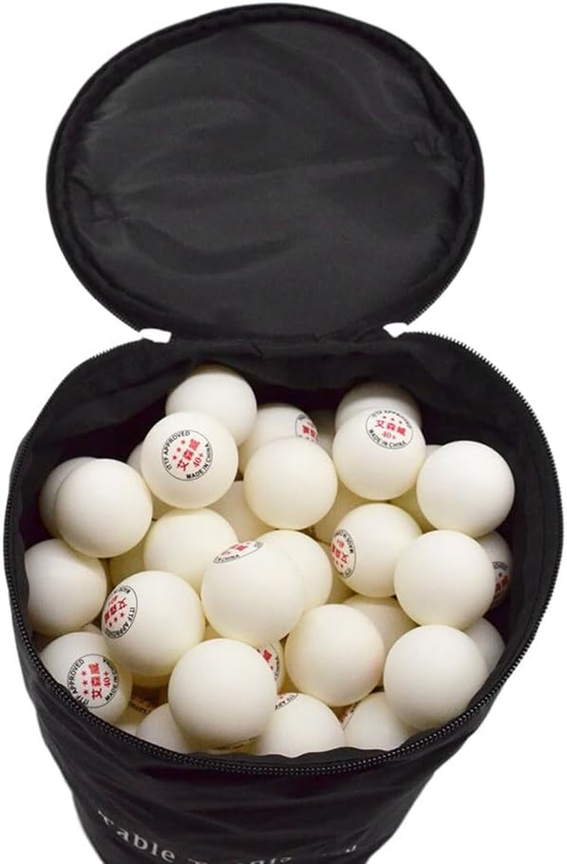 Tignapoo 230 Balls Capacity Portable Pingpong Storage Bag Table Tennis Ball Pouch Pingpong Ball Carrying Holder Sports Storage Bag image number 5