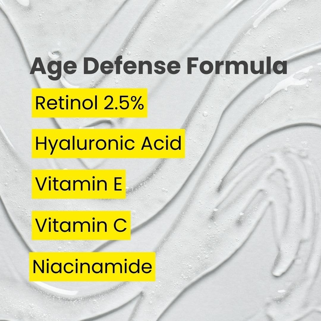 Retinol + Supreme Serum 2.5% Vitamin C 20% Hyaluronic Acid 5% Niacinamide 3.5% Anti-Aging Skin Repair, Supercharged Face Serum image number 2