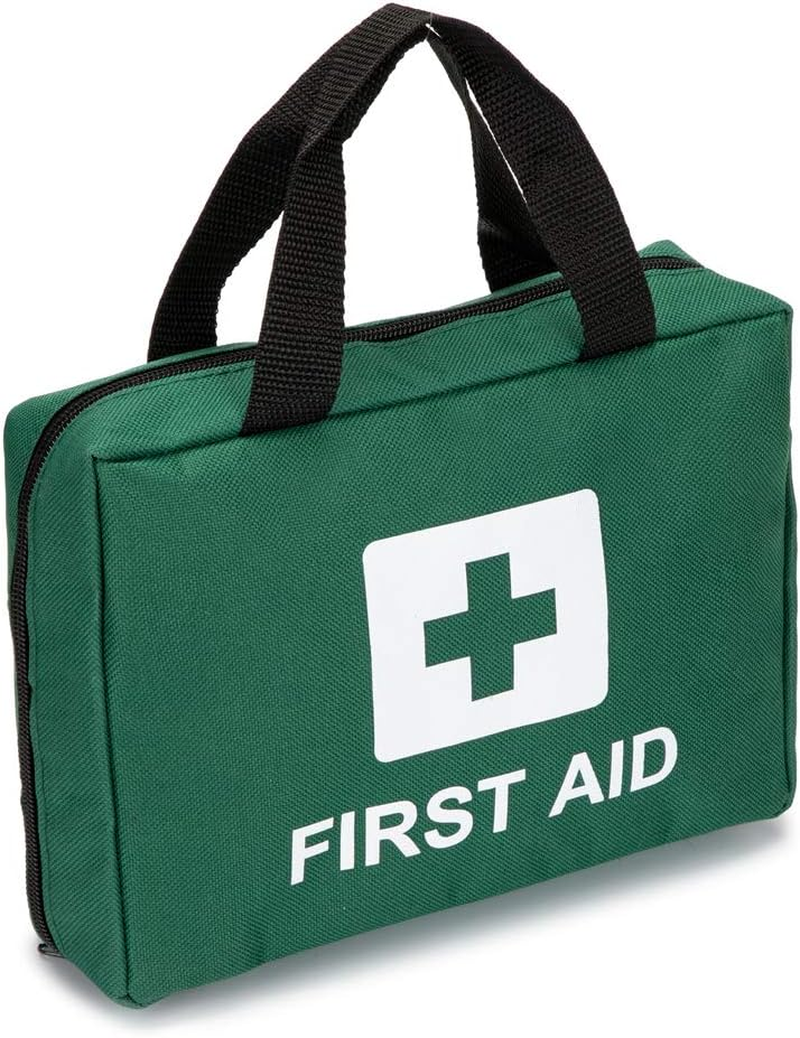 Red First Aid Bag Empty 1St Aid Bag Section Dividers Medical Travel Case First Responder Storage Compact Survival Medicine Bag for Car Home Office Kitchen Sport Outdoors Holiday (Green)