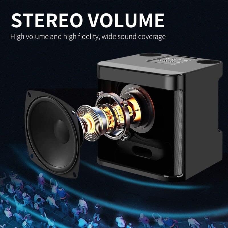 Karaoke Machine for Kids and Adults,Portable Bluetooth Speaker with 2 Wireless Microphone and Dynamic Lights PA System Toy for Girls Boys,And Adults, Christmas Birthday Gift Family Home Party image number 1