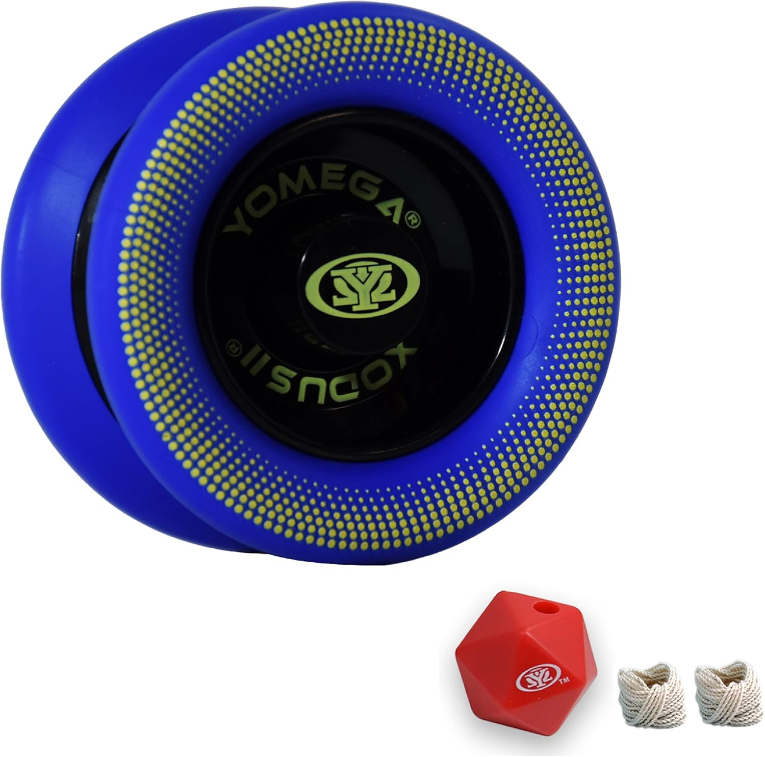 Yomega Xodus II Yoyo&ldquo; Includes Roller Bearing Technology, Rubber Rims and Wing Shape Design &ldquo; Professional Responsive Yoyos Intermediate Level Play (Yellow) image number 4