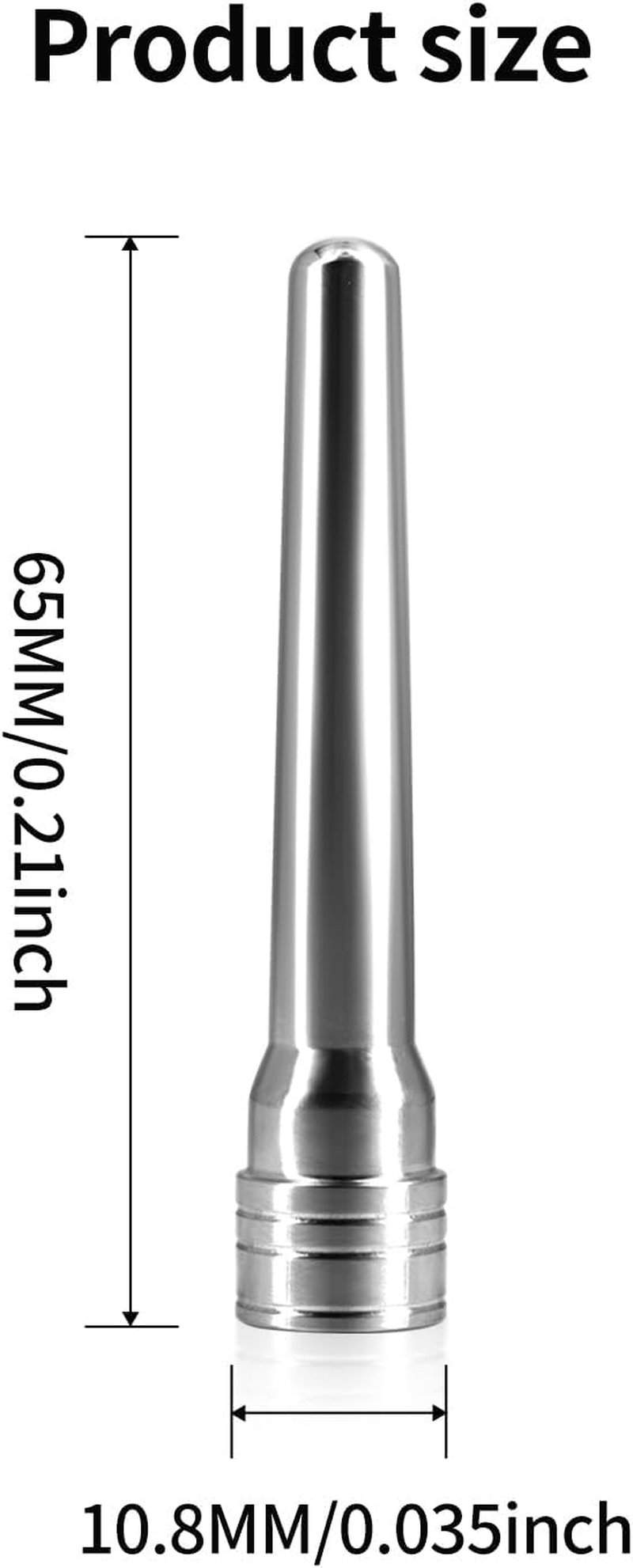 Steam Wand for Delonghi EC680/EC685/EC310/330/EC9335 Coffee Machine, Stainless Steel Espresso Milk Frother Steam Nozzle Tip Replacement image number 2