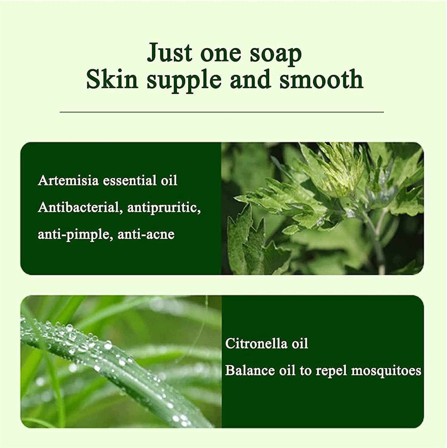 2024 Citronella Soap Bar, Citronella Lemon Soap,Firming and Brightening Your Complexion,Natural Handmade Soap Bar for All Skin Types image number 4