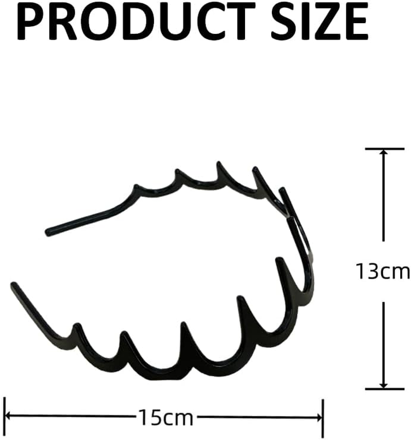 Ueiykoz 2PCS U Shape Fashion Tooth Hair Comb Headband,Retro High Skull Head Band for Women'S,Korean Headbands with Teeth for Women Gifts Accessory Styling image number 5