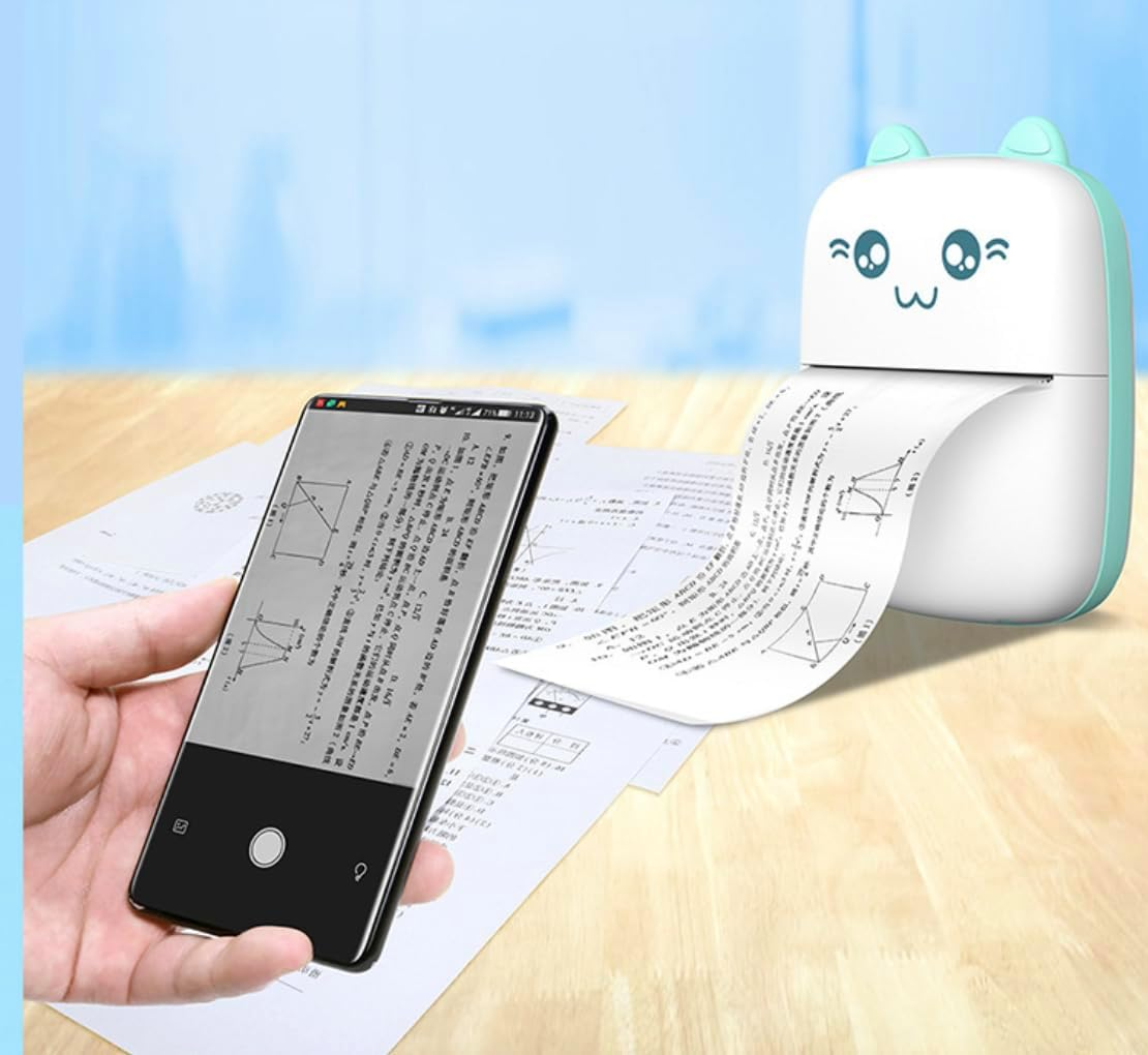 Mini Label Maker - Portable Bluetooth Label Printer with Tape - Compact & Rechargeable for Home, Office, and Organization - Easy-To-Use Smart Label Maker for Storage and Crafting