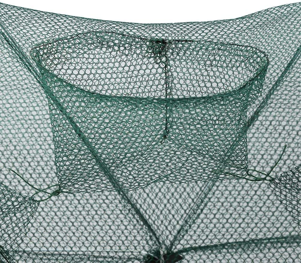 Fishing Pot, Crab Minnow Crawdad Cage Foldable Easy to Use for Outdoor for Fishing image number 1
