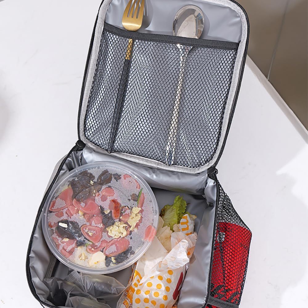 Tongke Reusable Lunch Bag, Insulated Lunch Box,Tough & Spacious Adults Cooler Bento Box (Gary) image number 2
