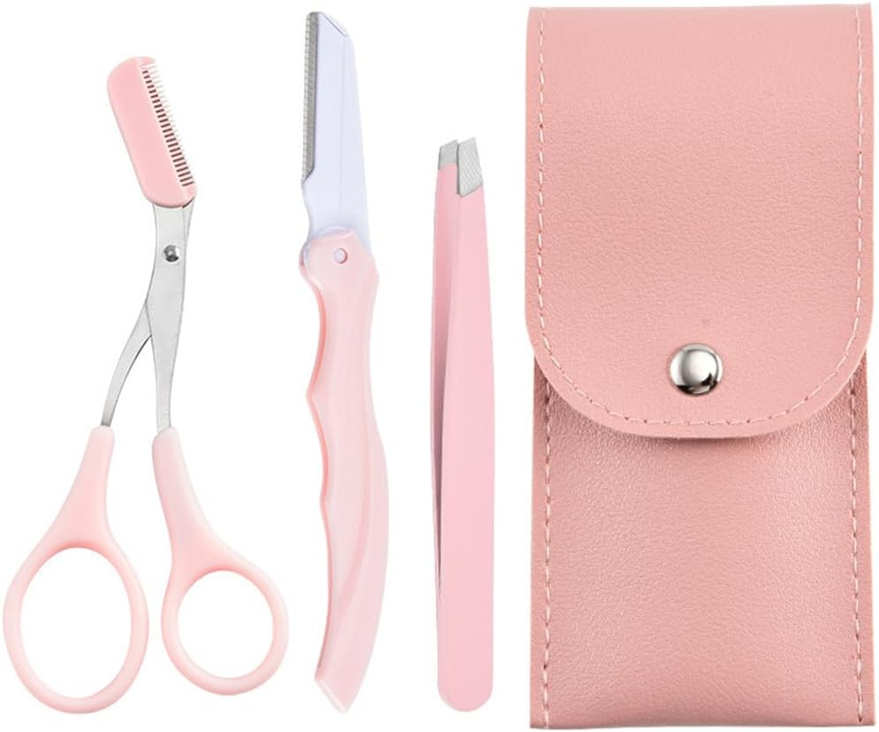 Pack of 3 Eyelash Comb with Protective Lid Eyelash Comb Eyebrow Eyelash Eyebrow Brush Double Sided Make up Eyelash Brush Eyebrow Brush with Comb for Women Cosmetic Tools image number 3