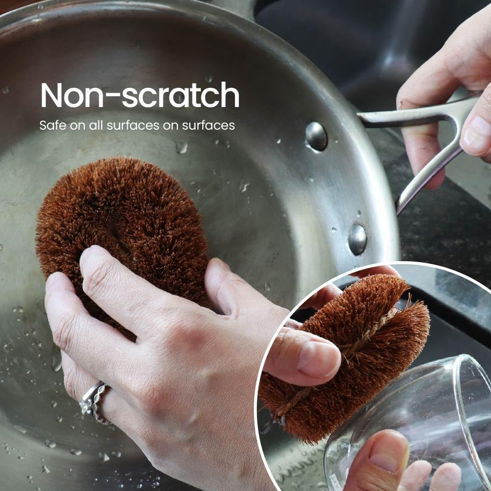 Eco Basics Natural plus Multi-Purpose Brush, Strong and Durable, Plastic-Free image number 2