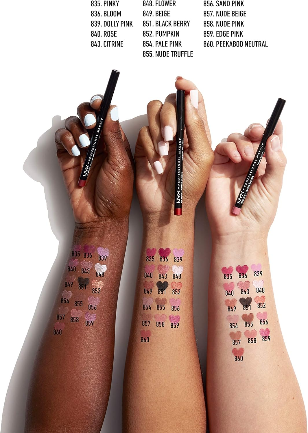 NYX PROFESSIONAL MAKEUP Slim Lip Pencil, Long-Lasting Creamy Lip Liner - Peakaboo Neutral image number 4